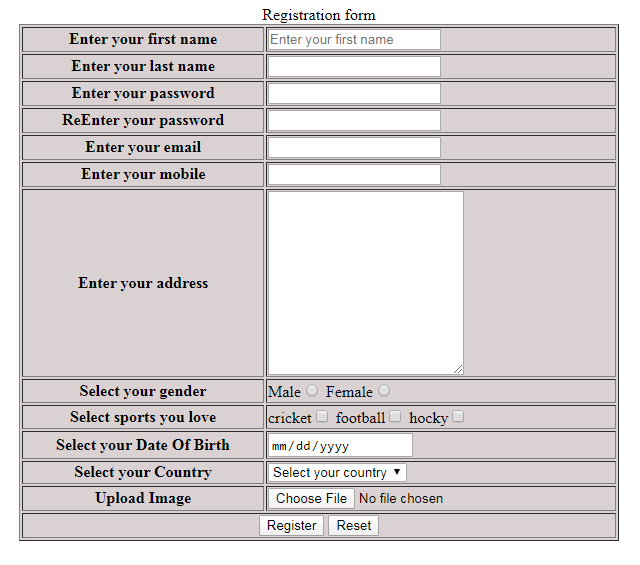 simple-html-registration-form